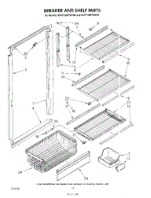 06 - Breaker And Shelf parts for Kitchenaid Freezer KLFF15MTWH00 from AppliancePartsPros.com