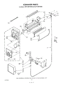 07 - Ice Maker parts for Kitchenaid Freezer KRFF15MTWH00 from AppliancePartsPros.com