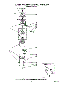 02 - Section parts for Kitchenaid Disposer KCDC250S0 from AppliancePartsPros.com