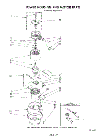 02 - Section parts for Whirlpool Disposer 7KCDS250T0 from AppliancePartsPros.com