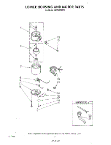 02 - Section parts for Whirlpool Disposer 6KCDB250T0 from AppliancePartsPros.com