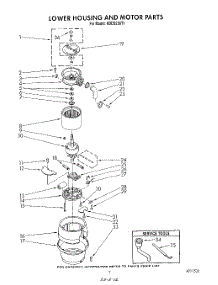 02 - Section parts for Kitchenaid Disposer KBDS250T1 from AppliancePartsPros.com