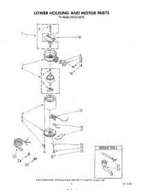 02 - Section parts for Whirlpool Disposer 6KCDC250T0 from AppliancePartsPros.com