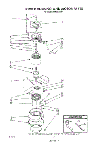 02 - Section parts for Whirlpool Disposer 7KBDS250T1 from AppliancePartsPros.com