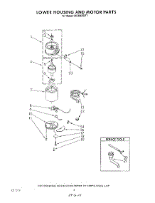02 - Section parts for Whirlpool Disposer 6KCDB250T1 from AppliancePartsPros.com