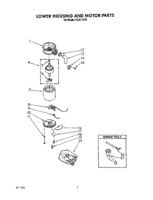 02 - Section parts for Kitchenaid Disposer KCBC150X0 from AppliancePartsPros.com