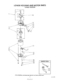 02 - Section parts for Whirlpool Disposer 7KCDC250S0 from AppliancePartsPros.com