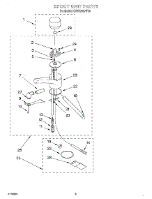 04 - Spout Unit parts for Kitchenaid Hot Water Dispenser KHWS160JBT0 from AppliancePartsPros.com