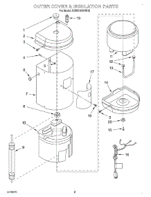 02 - Outer Cover & Insulation, Literature parts for Kitchenaid Hot Water Dispenser KHWS160VAL8 from AppliancePartsPros.com