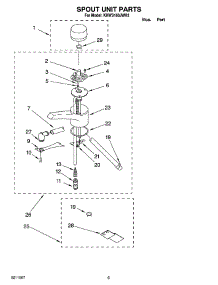 03 - Spout Unit Parts parts for Kitchenaid Hot Water Dispenser KHWS160JWH3 from AppliancePartsPros.com