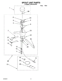 03 - Spout Unit Parts parts for Kitchenaid Hot Water Dispenser KHWS160JBU2 from AppliancePartsPros.com