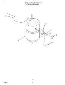03 - Tank Assembly parts for Kitchenaid Hot Water Dispenser KHWS160VWH6 from AppliancePartsPros.com