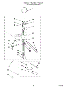 04 - Spout Unit parts for Kitchenaid Hot Water Dispenser KHWS160VWH6 from AppliancePartsPros.com