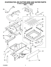 02 - Evaporator, Ice Cutter Grid And Water Parts parts for Kitchenaid Ice Machine KUIS18PNTB2 from AppliancePartsPros.com