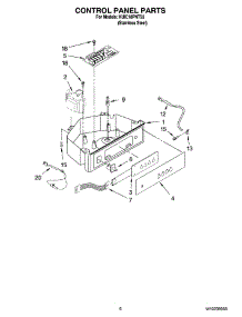 04 - Control Panel Parts parts for Kitchenaid Ice Machine KUIC18PNTS2 from AppliancePartsPros.com