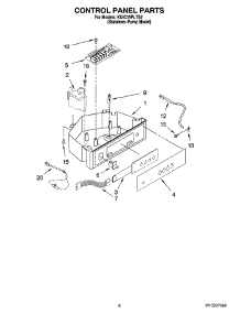 04 - Control Panel Parts parts for Kitchenaid Ice Machine KUIC15PLTS2 from AppliancePartsPros.com