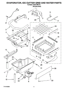 02 - Evaporator, Ice Cutter Grid And Water Parts parts for Kitchenaid Ice Machine KUIC15NRTS1 from AppliancePartsPros.com