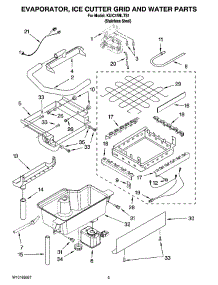 02 - Evaporator, Ice Cutter Grid And Water Parts parts for Kitchenaid Ice Machine KUIC15NLTS1 from AppliancePartsPros.com