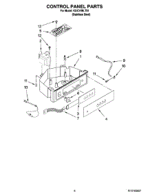 04 - Control Panel Parts parts for Kitchenaid Ice Machine KUIC15NLTS1 from AppliancePartsPros.com