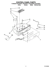 04 - Control Panel Parts parts for Kitchenaid Ice Machine KUIS15NRTS1 from AppliancePartsPros.com