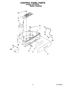 04 - Control Panel Parts parts for Kitchenaid Ice Machine KUIC15PRTS0 from AppliancePartsPros.com