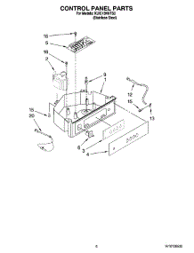 04 - Control Panel Parts parts for Kitchenaid Ice Machine KUIC18NNTS0 from AppliancePartsPros.com