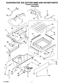 02 - Evaporator, Ice Cutter Grid And Water Parts parts for Kitchenaid Ice Machine KUIC18NNTS1 from AppliancePartsPros.com