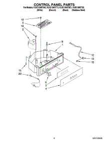 04 - Control Panel Parts parts for Kitchenaid Ice Machine KUIS15NRTT0 from AppliancePartsPros.com