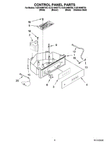 04 - Control Panel Parts parts for Kitchenaid Ice Machine KUIS18NNTB0 from AppliancePartsPros.com