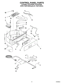 04 - Control Panel Parts parts for Kitchenaid Ice Machine KUIS18PNJW4 from AppliancePartsPros.com
