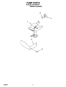 03 - Pump Parts parts for Kitchenaid Ice Machine KUIA15PRLS2 from AppliancePartsPros.com