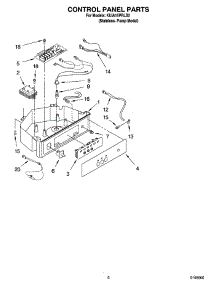 04 - Control Panel Parts parts for Kitchenaid Ice Machine KUIA15PRLS2 from AppliancePartsPros.com