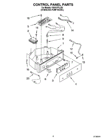 04 - Control Panel Parts parts for Kitchenaid Ice Machine KUIA15PLLS2 from AppliancePartsPros.com