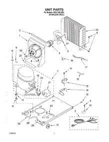 05 - Unit Parts parts for Kitchenaid Ice Machine KUIA15NLHS4 from AppliancePartsPros.com