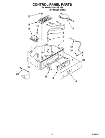 04 - Control Panel Parts parts for Kitchenaid Ice Machine KUIA15NLHS6 from AppliancePartsPros.com