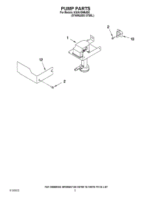 03 - Pump Parts parts for Kitchenaid Ice Machine KUIA18NNJS5 from AppliancePartsPros.com