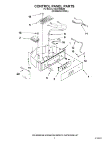 04 - Control Panel Parts parts for Kitchenaid Ice Machine KUIA18NNJS5 from AppliancePartsPros.com