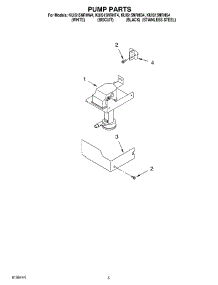 03 - Pump Parts parts for Kitchenaid Ice Machine KUIS15NRHB4 from AppliancePartsPros.com