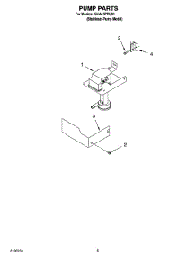 03 - Pump Parts parts for Kitchenaid Ice Machine KUIA15PRLS1 from AppliancePartsPros.com