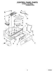 04 - Control Panel Parts parts for Kitchenaid Ice Machine KUIA18NNJS4 from AppliancePartsPros.com
