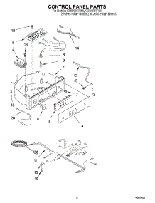 04 - Control Panel parts for Kitchenaid Ice Machine KUIS155HPB0 from AppliancePartsPros.com