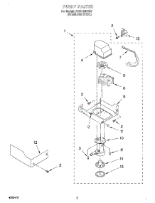 03 - Pump parts for Kitchenaid Ice Machine KUIS155HRS0 from AppliancePartsPros.com