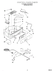04 - Control Panel parts for Kitchenaid Ice Machine KUIS155HRS0 from AppliancePartsPros.com