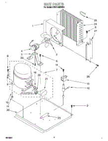 05 - Unit parts for Kitchenaid Ice Machine KUIS185EWH0 from AppliancePartsPros.com