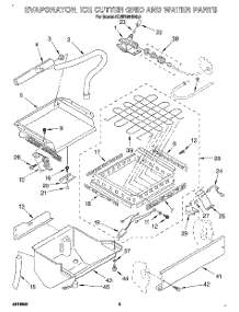 02 - Evaporator, Ice Cutter Grid And Water parts for Kitchenaid Ice Machine KUIS185EAL0 from AppliancePartsPros.com
