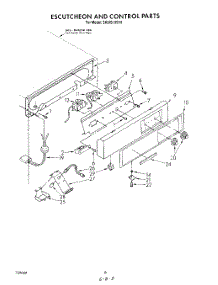 06 - Escutcheon And Control parts for Whirlpool Ice Machine 3KUIS185V0 from AppliancePartsPros.com