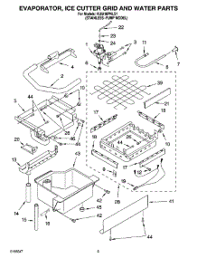 02 - Evaporator Ice Cutter Grid And Water Parts parts for Kitchenaid Ice Machine KUIA18PNLS1 from AppliancePartsPros.com