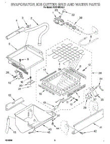 02 - Evaporator, Ice Cutter Grid And Water parts for Kitchenaid Ice Machine KUIS185DAL0 from AppliancePartsPros.com