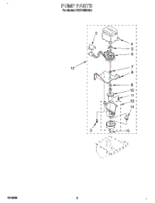 03 - Pump parts for Kitchenaid Ice Machine KUIS185DAL0 from AppliancePartsPros.com