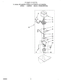 03 - Pump parts for Kitchenaid Ice Machine KUIS185FBS0 from AppliancePartsPros.com
